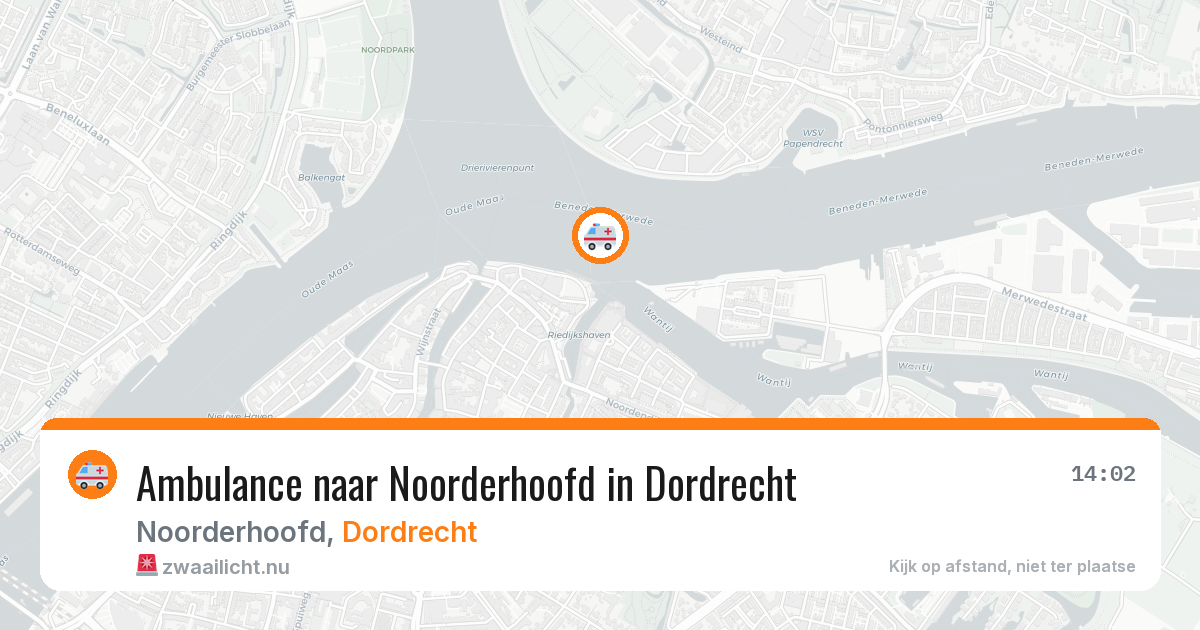 Ambulance naar Noorderhoofd in Dordrecht — 10 jul 2026