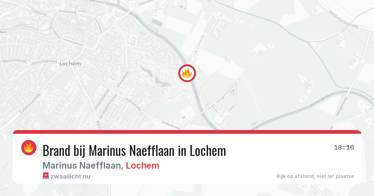 Brand bij Marinus Naefflaan in Lochem — 6 jun 2026