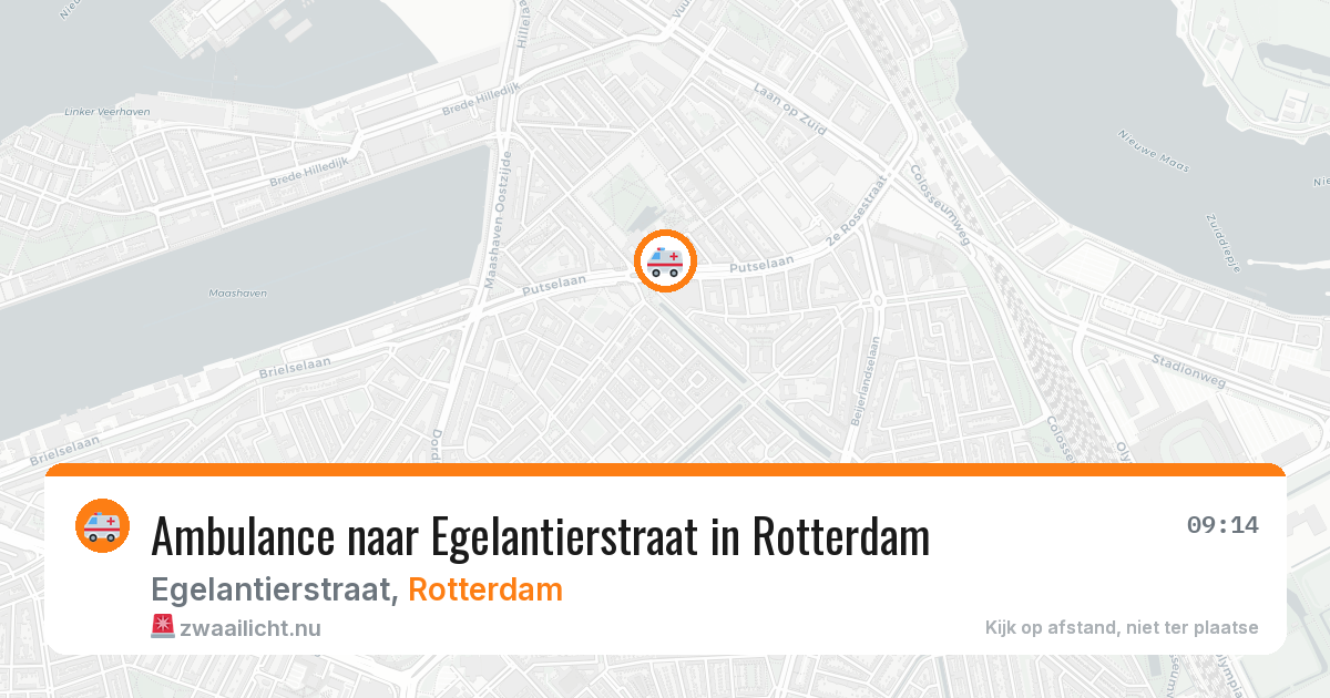 Ambulance naar Egelantierstraat in Rotterdam — 11 jul 2026