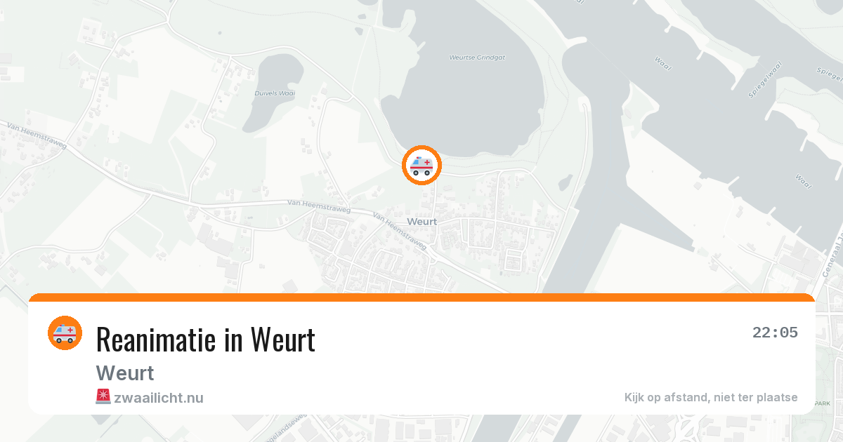 Reanimatie in Weurt — 26 feb 2026