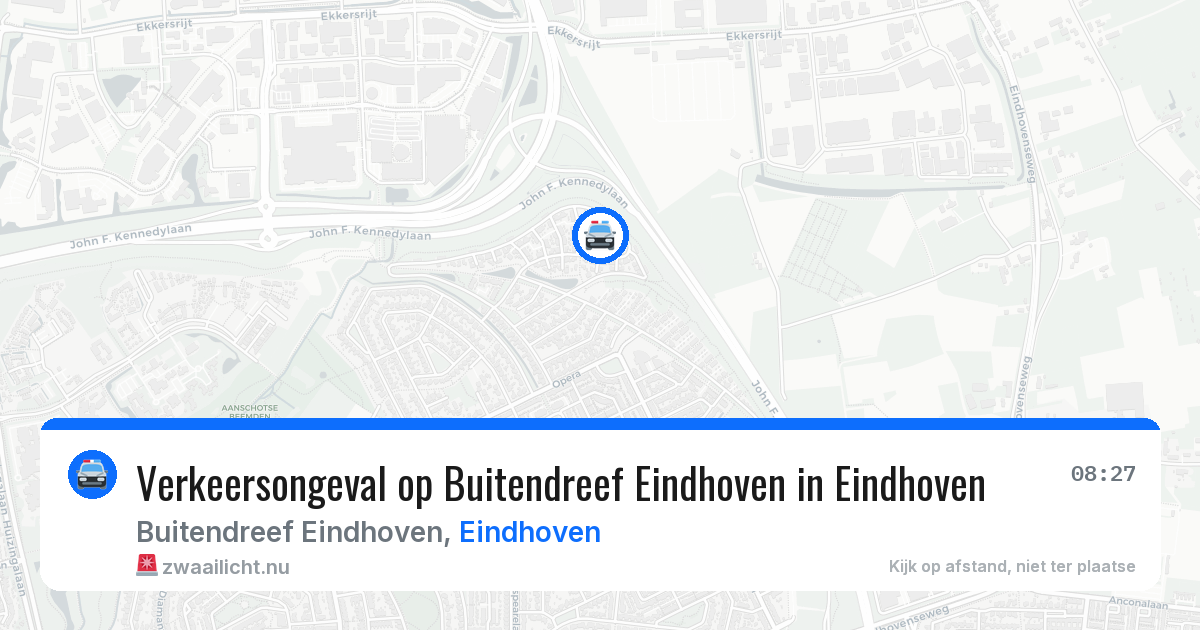 Verkeersongeval op Buitendreef Eindhoven in Eindhoven — 14 jul 2026
