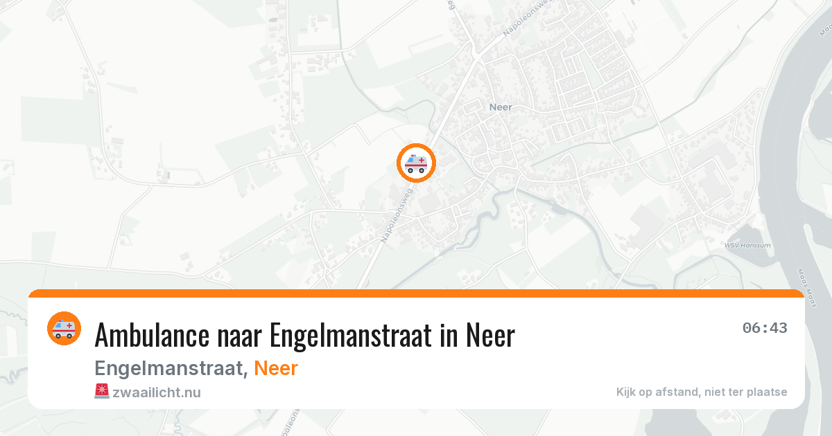 Ambulance naar Engelmanstraat in Neer — 23 jul 2026