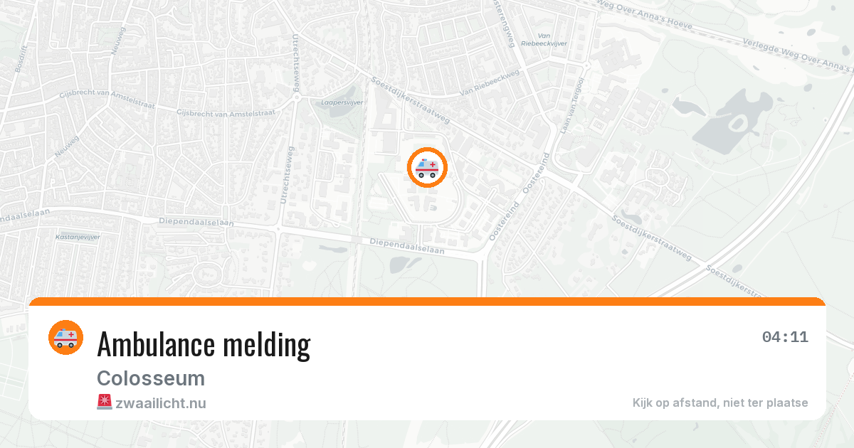 Ambulance melding — 22 jan 2026