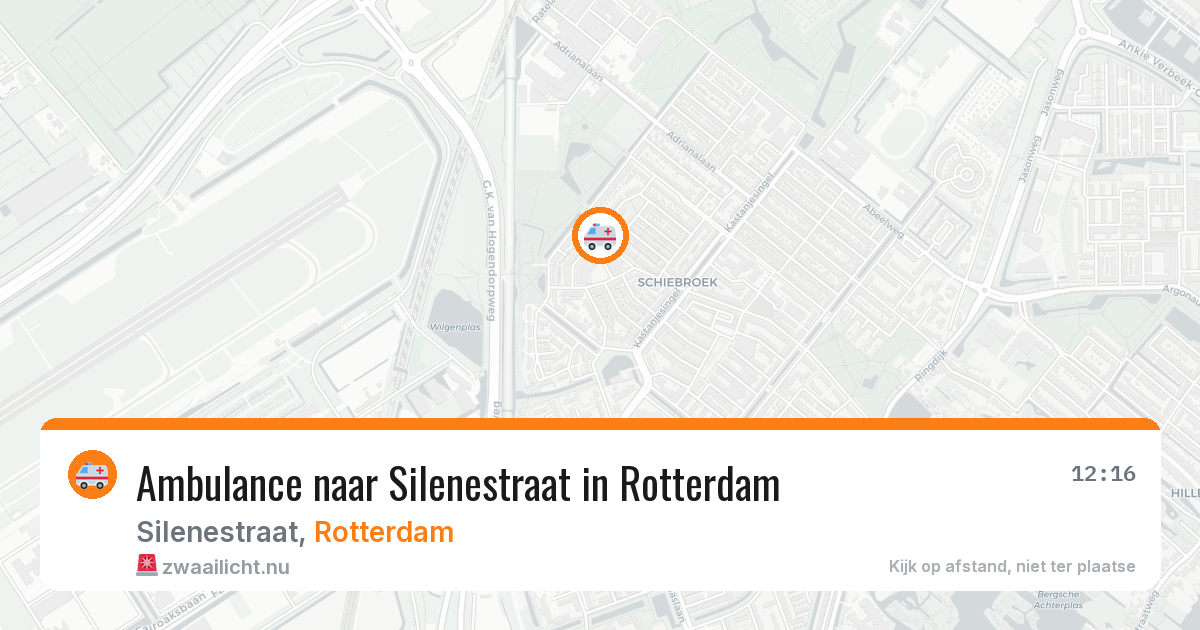 Ambulance naar Silenestraat in Rotterdam — 26 mei 2026