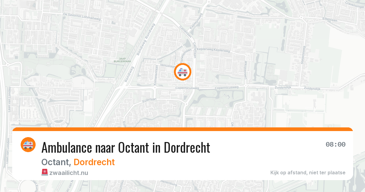 Ambulance naar Octant in Dordrecht — 17 jul 2026