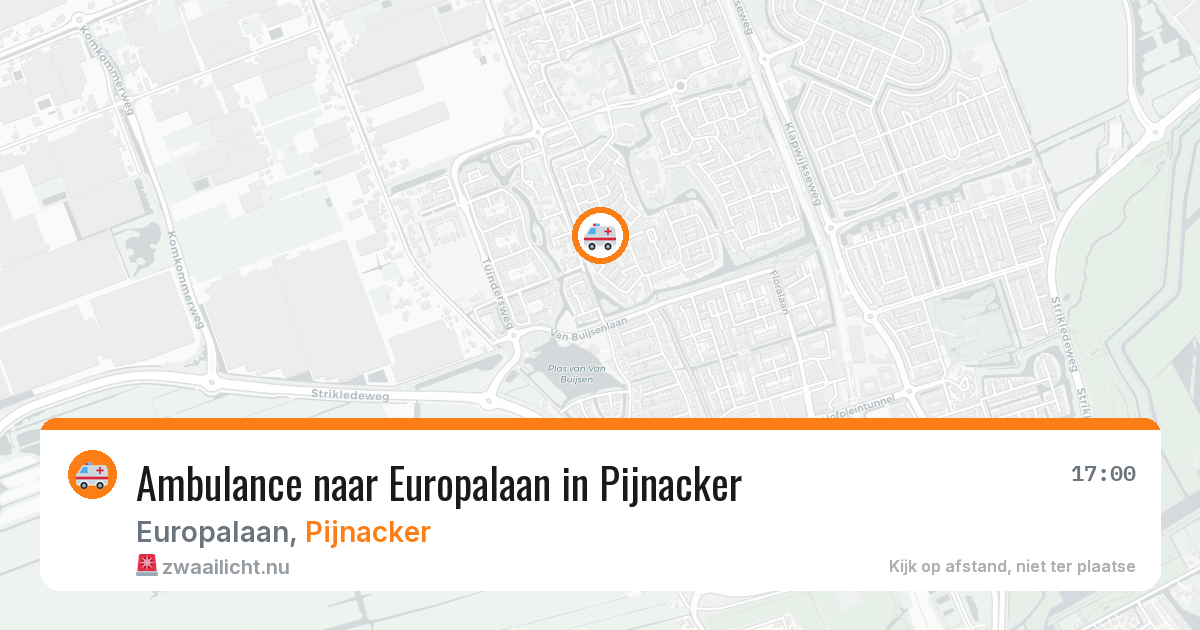 Ambulance naar Europalaan in Pijnacker — 4 jun 2026
