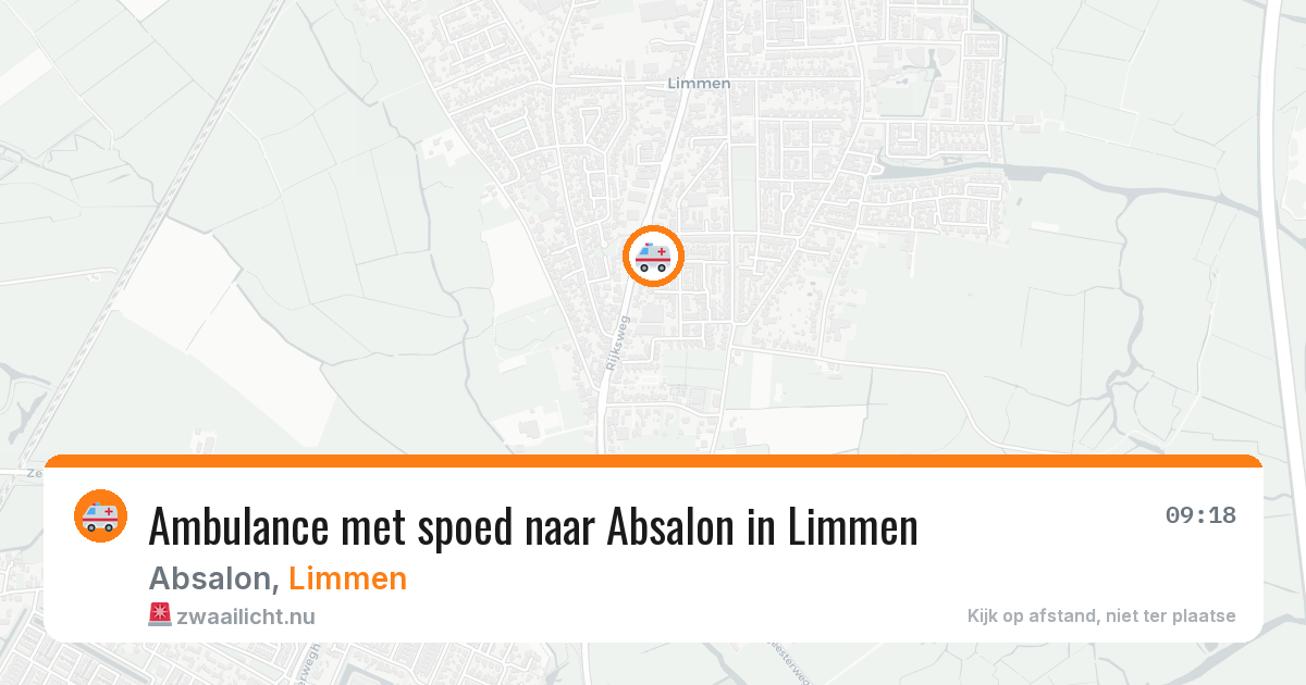 Ambulance met spoed naar Absalon in Limmen — 7 jul 2026