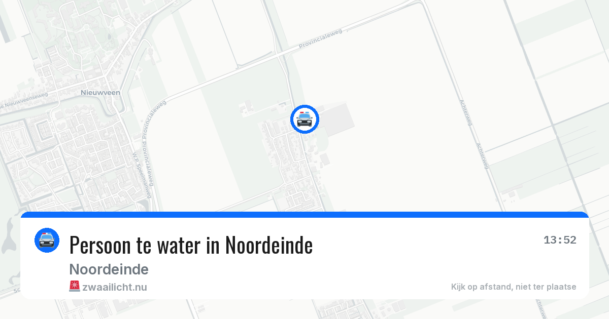 Persoon te water in Noordeinde — 4 mei 2026