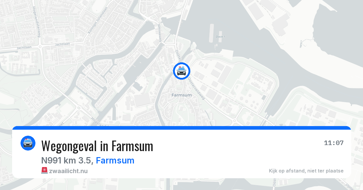 Wegongeval in Farmsum — 14 mrt 2026