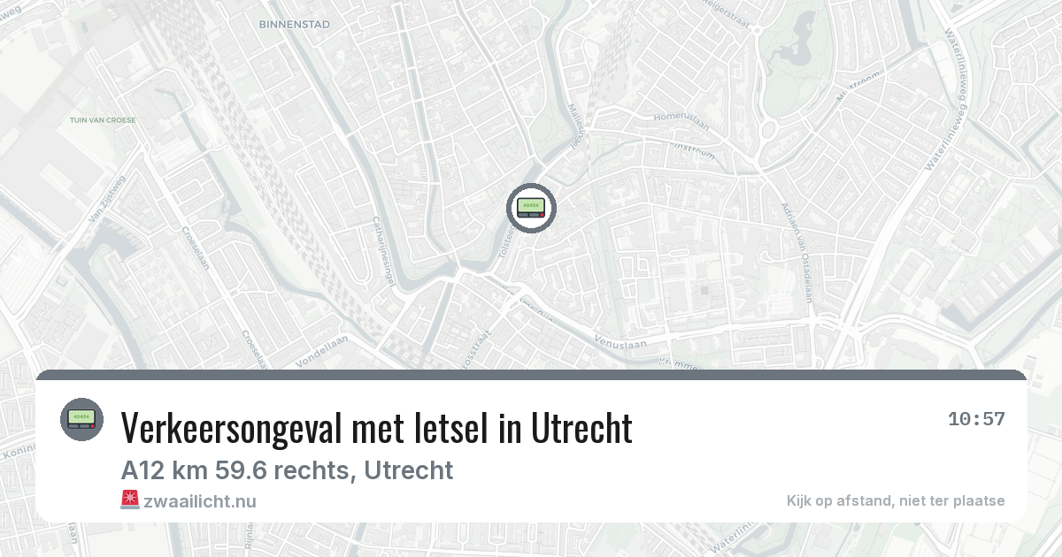 Verkeersongeval met letsel in Utrecht — 14 jul 2026