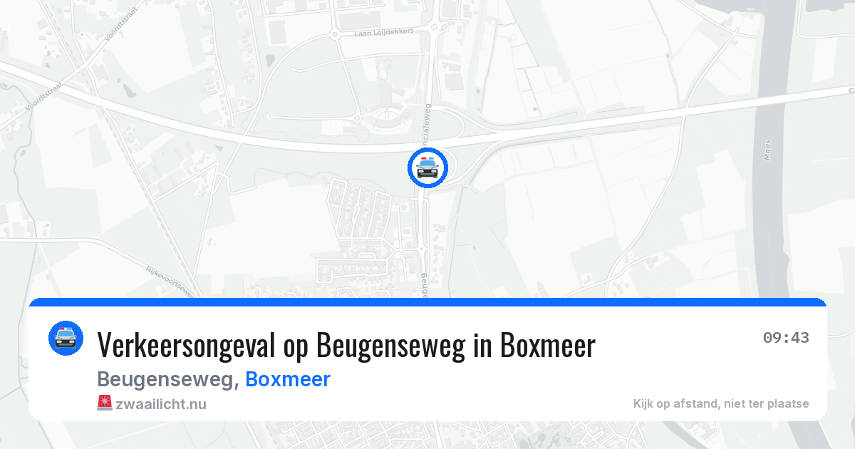 Verkeersongeval op Beugenseweg in Boxmeer — 7 apr 2026