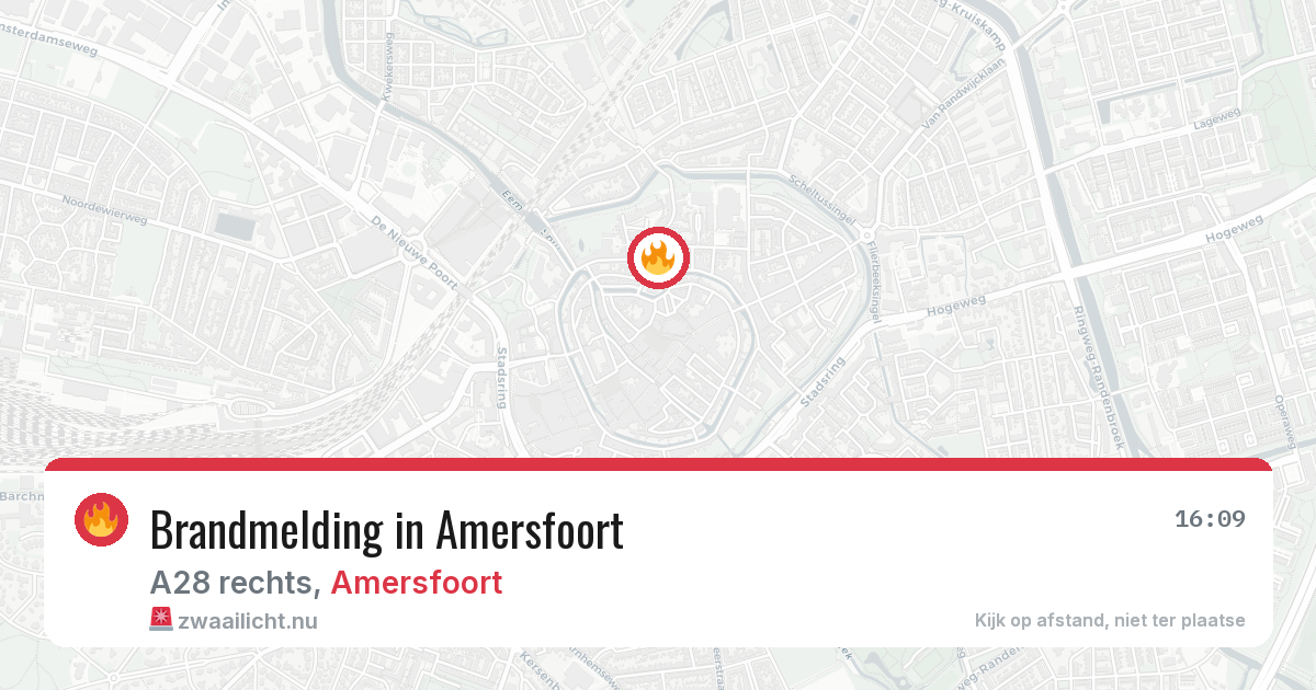 Brandmelding in Amersfoort — 13 jul 2026