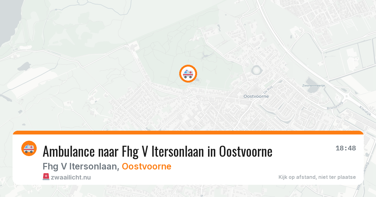 Ambulance naar Fhg V Itersonlaan in Oostvoorne — 31 mei 2026