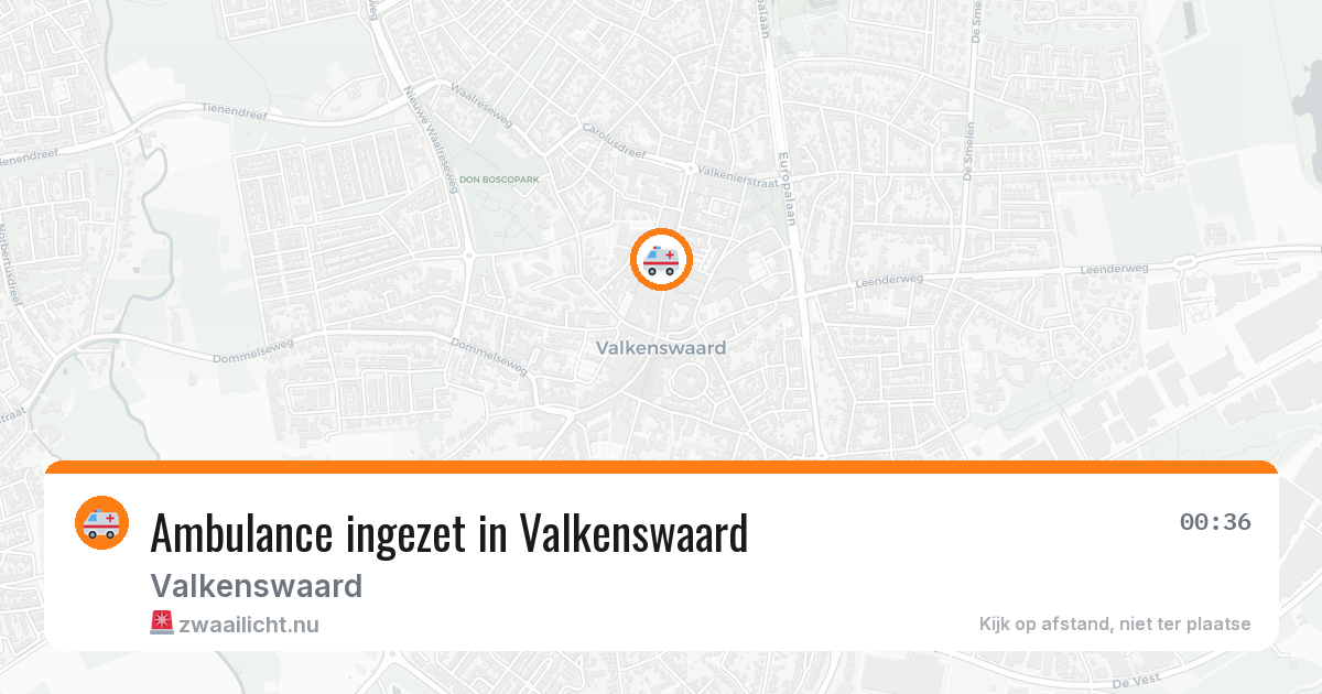 Ambulance ingezet in Valkenswaard — 7 feb 2026