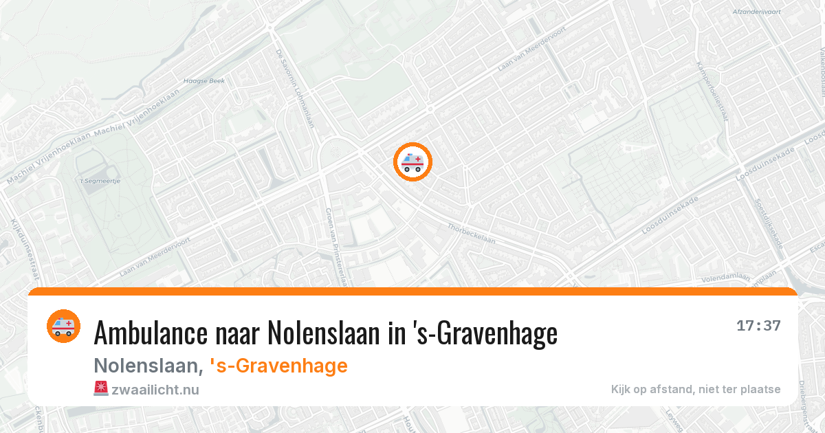 Ambulance naar Nolenslaan in 's-Gravenhage — 4 jun 2026