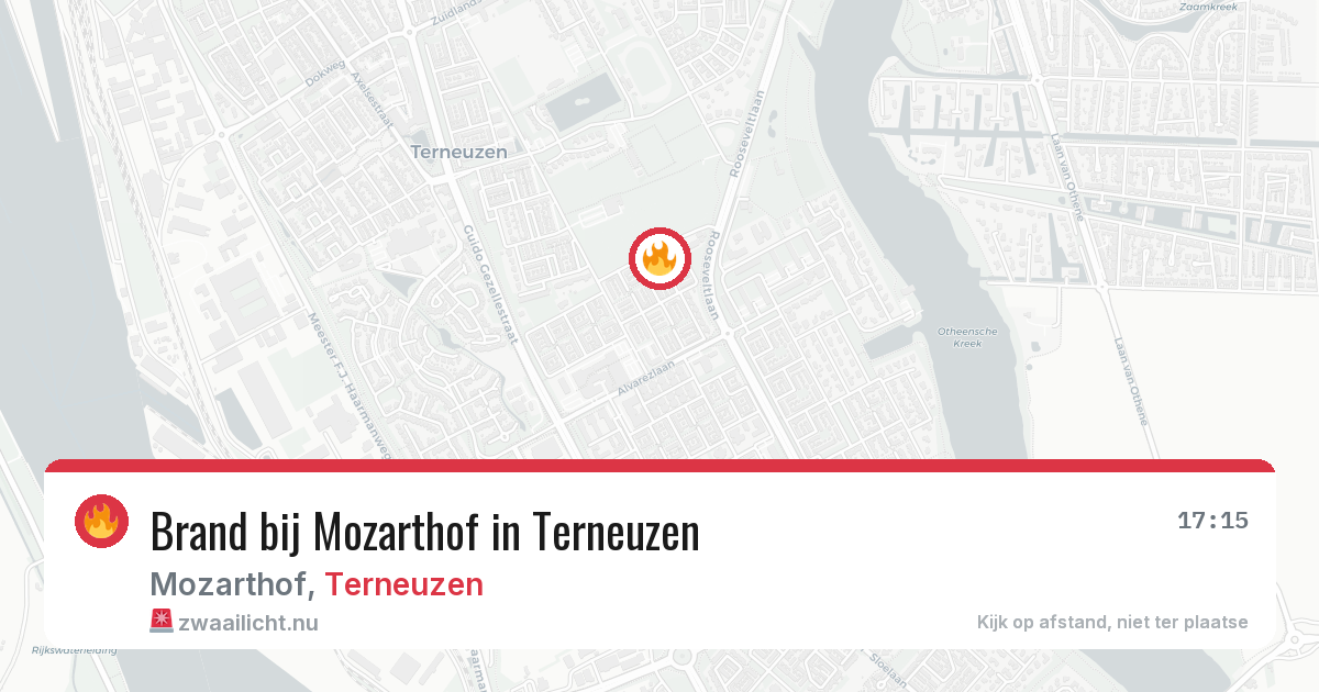 Brand bij Mozarthof in Terneuzen — 30 apr 2026