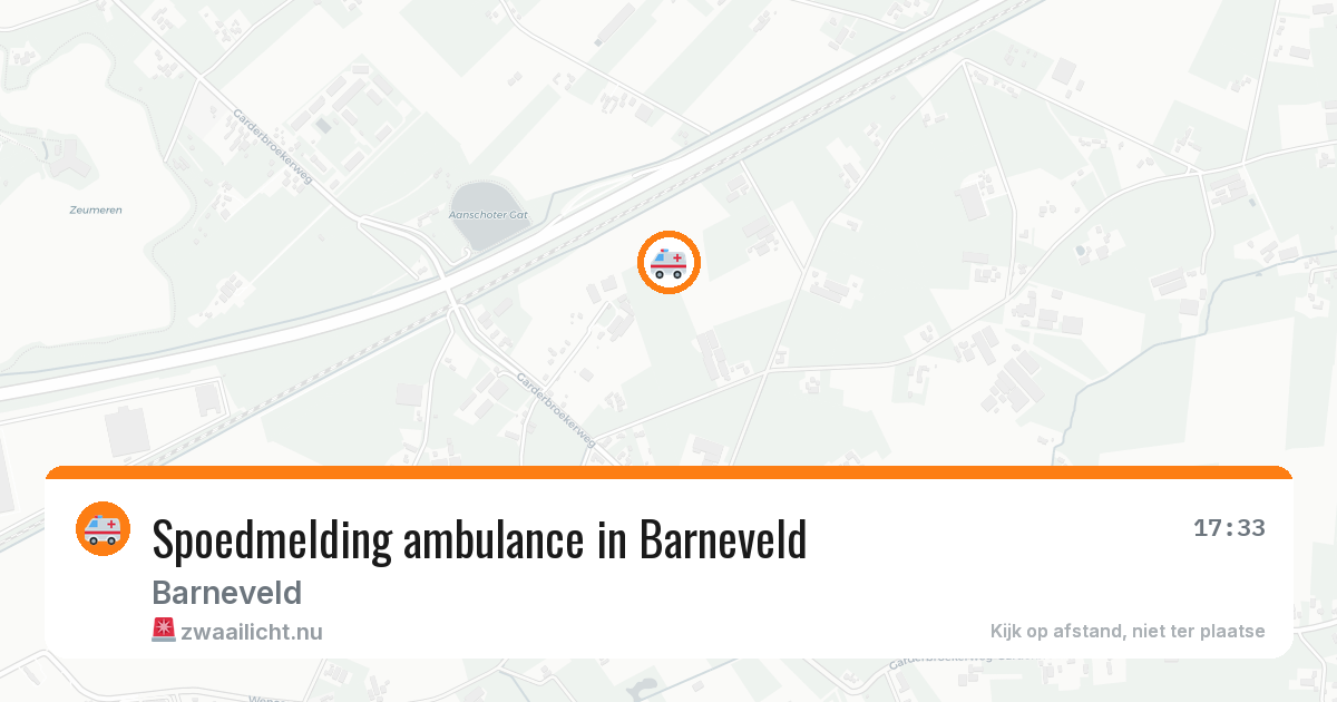 Spoedmelding ambulance in Barneveld — 4 jun 2026
