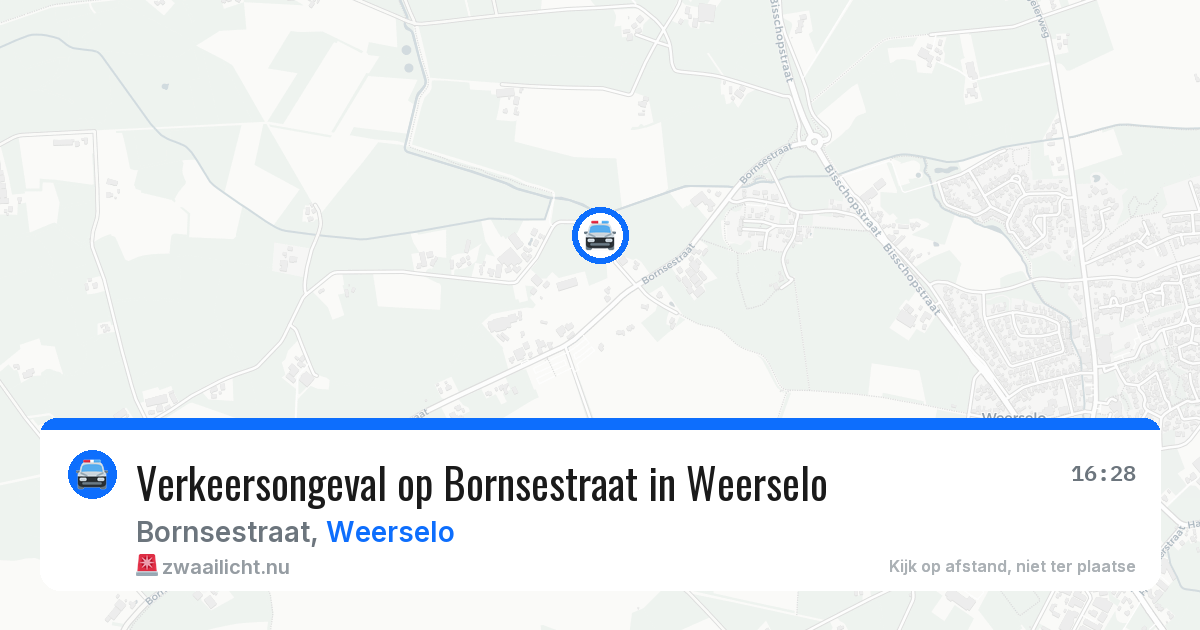 Verkeersongeval op Bornsestraat in Weerselo — 12 feb 2026