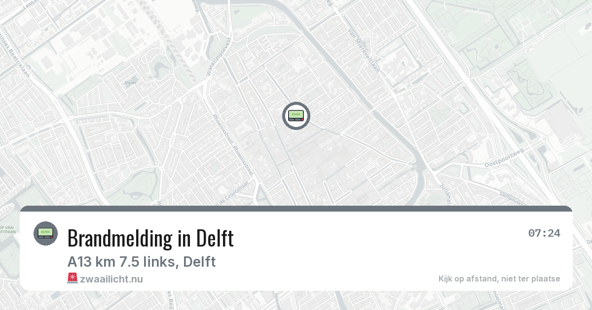 Brandmelding in Delft — 4 mrt 2026
