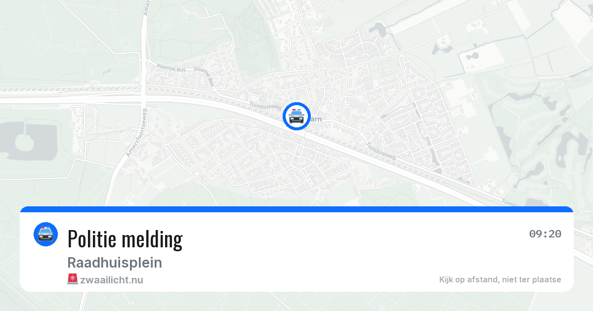 Politie melding — 7 mei 2026