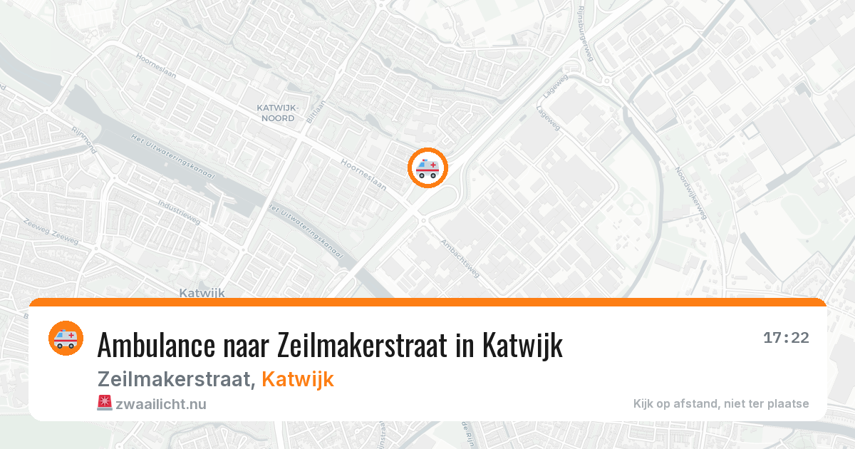 Ambulance naar Zeilmakerstraat in Katwijk — 11 jul 2026
