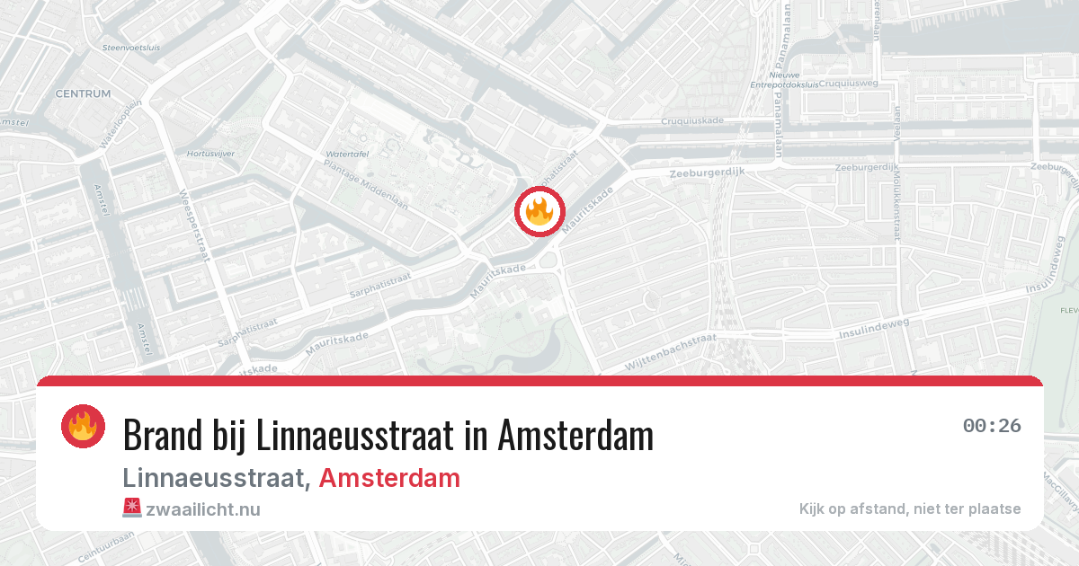 Brand bij Linnaeusstraat in Amsterdam — 4 jun 2026