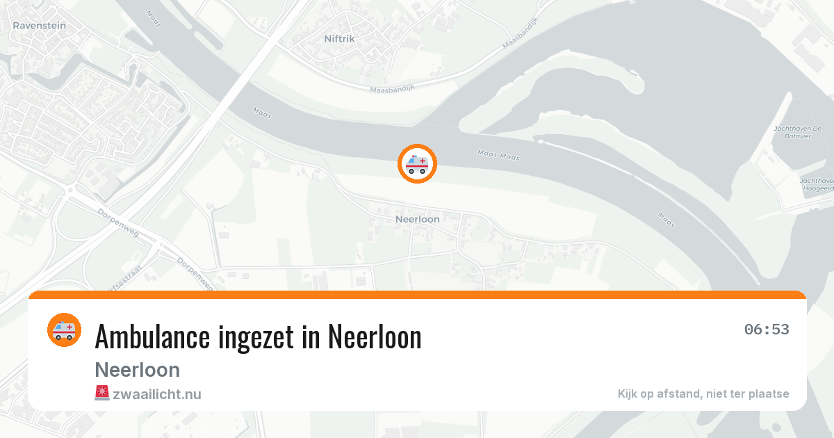 Ambulance ingezet in Neerloon — 21 feb 2026