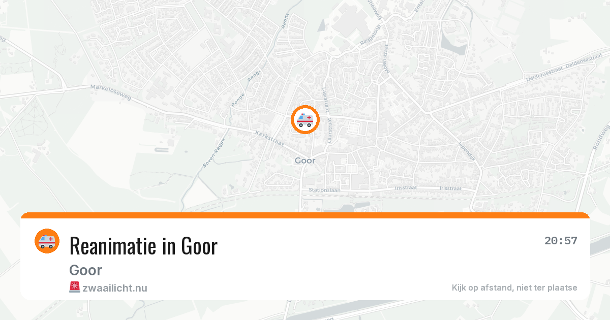 Reanimatie in Goor — 3 jun 2026