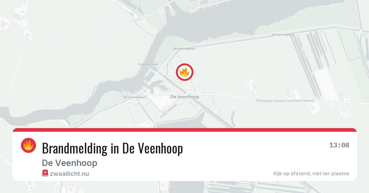 Brandmelding in De Veenhoop — 3 mrt 2026