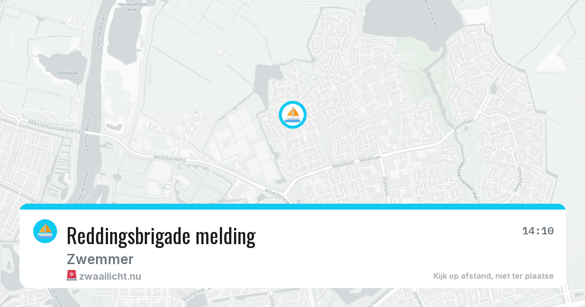 Reddingsbrigade melding — 15 jul 2026