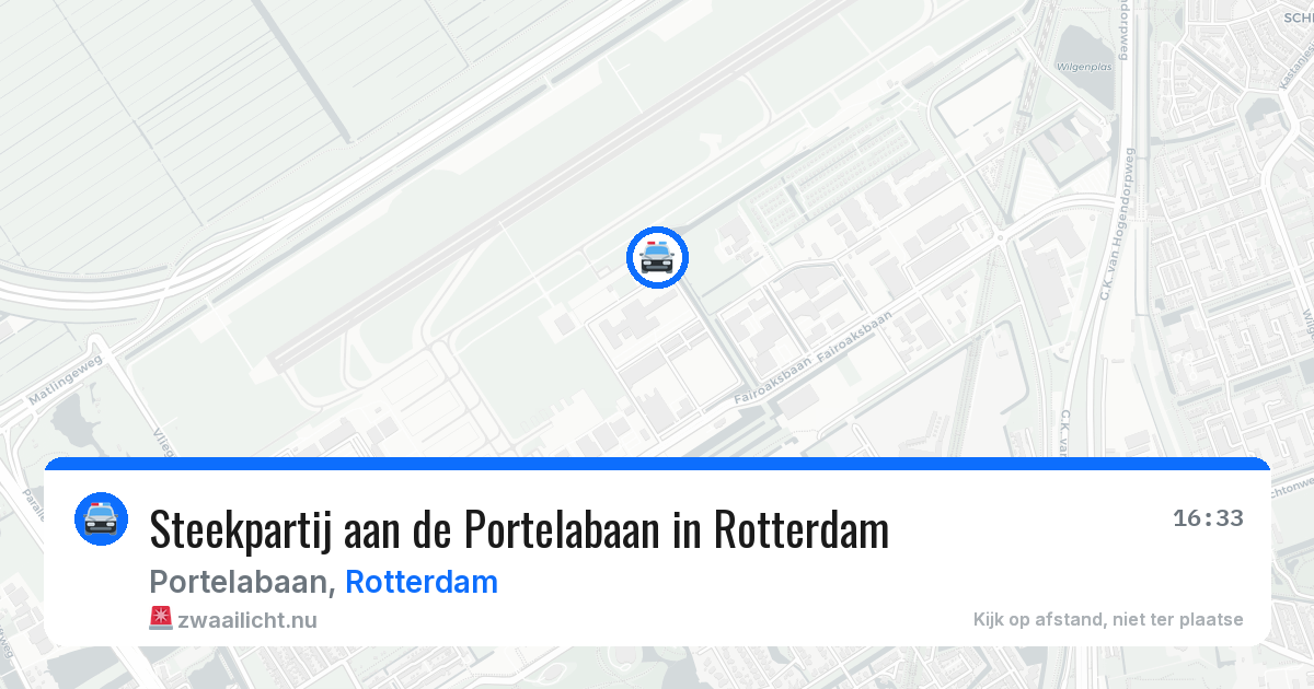 Steekpartij aan de Portelabaan in Rotterdam — 19 mrt 2026