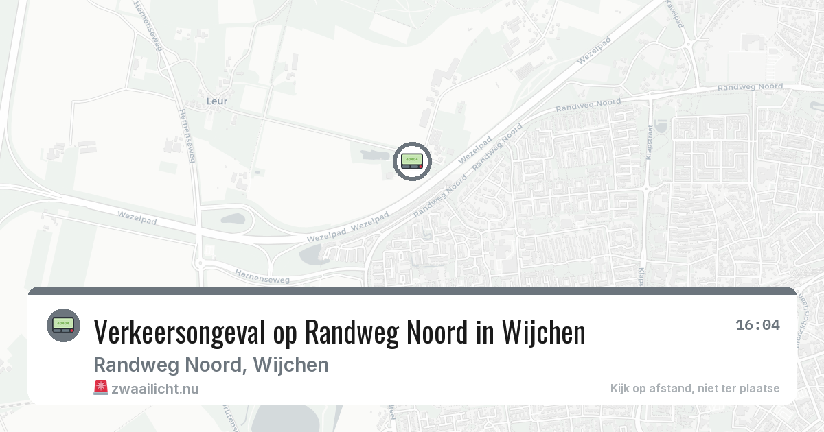 Verkeersongeval op Randweg Noord in Wijchen — 10 jul 2026