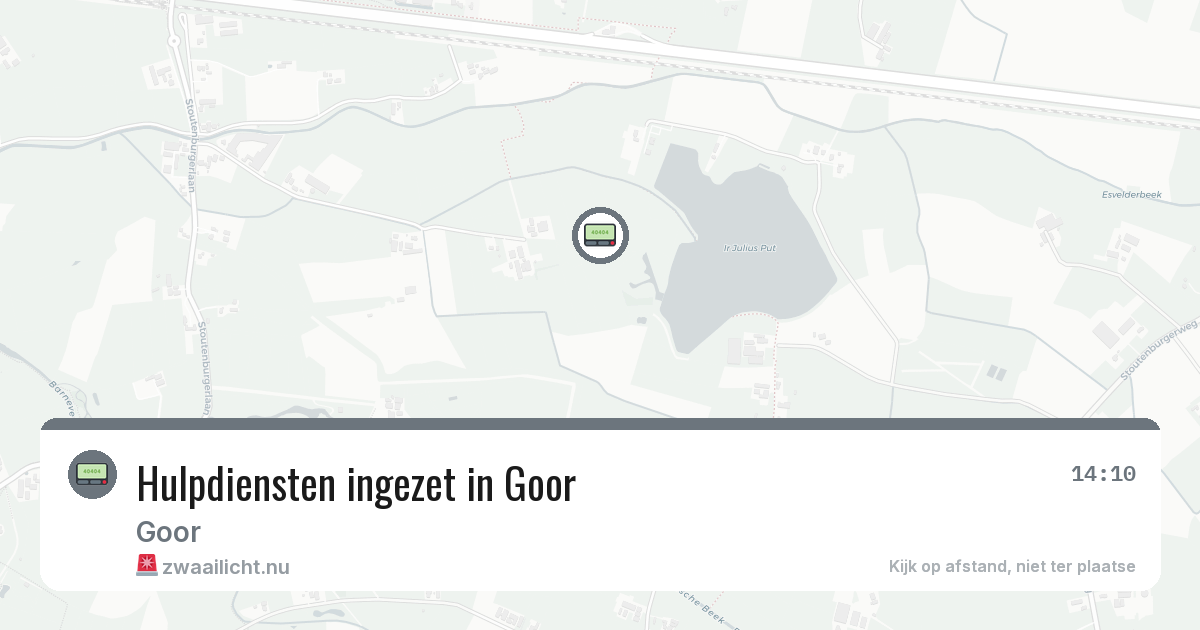 Hulpdiensten ingezet in Goor — 31 jan 2026 | 🚨 Zwaailicht.nu