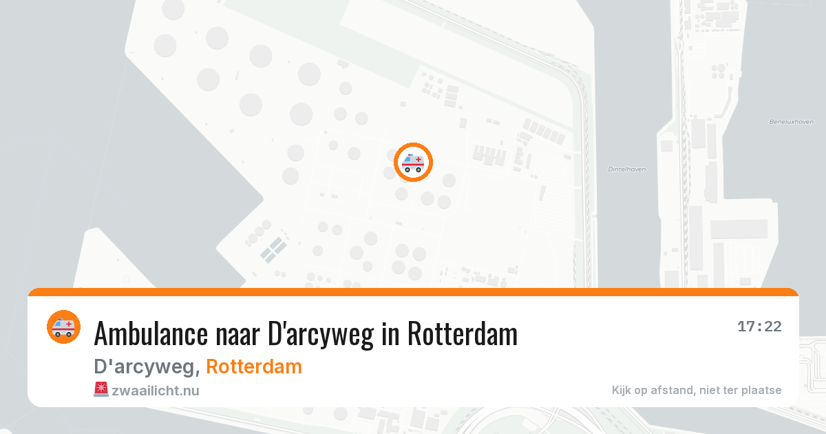 Ambulance naar D'arcyweg in Rotterdam — 14 jul 2026