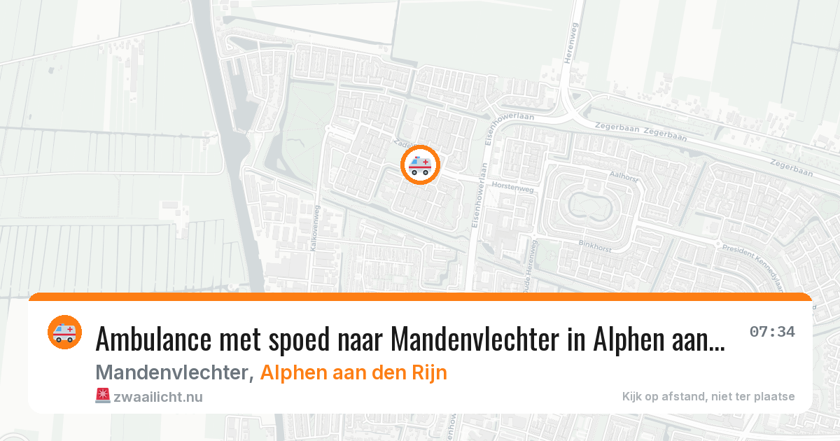 Ambulance met spoed naar Mandenvlechter in Alphen aan den Rijn — 24 feb 2026