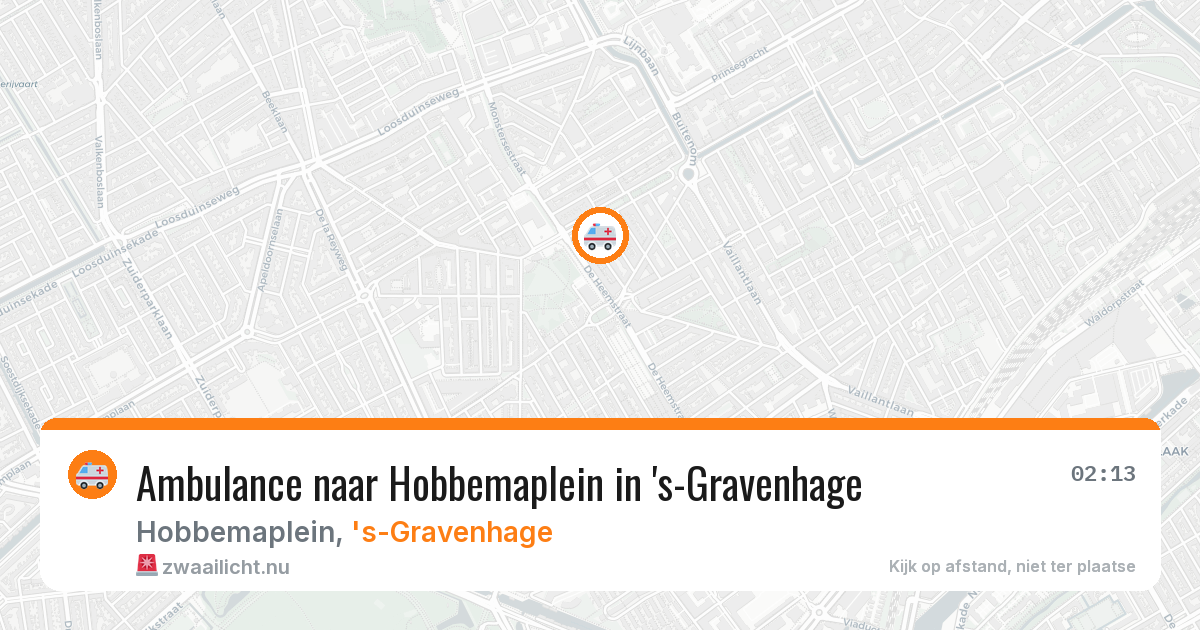 Ambulance naar Hobbemaplein in 's-Gravenhage — 9 mei 2026