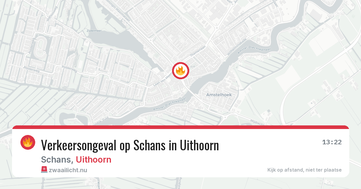 Verkeersongeval op Schans in Uithoorn — 5 mei 2026