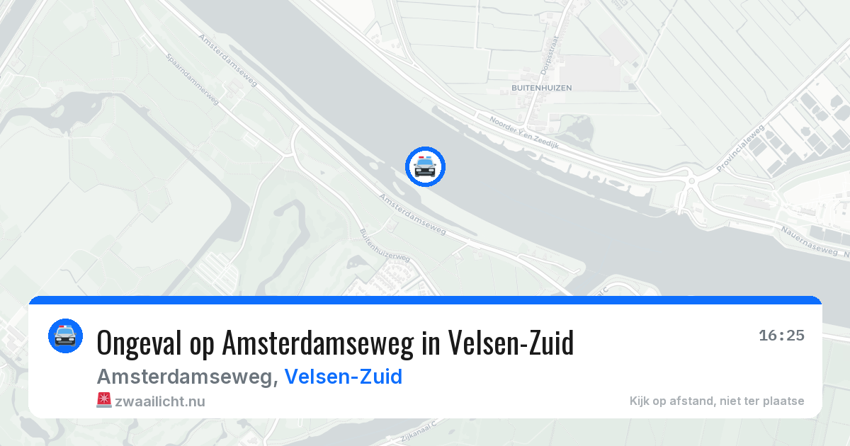 Ongeval op Amsterdamseweg in Velsen-Zuid — 23 jul 2026
