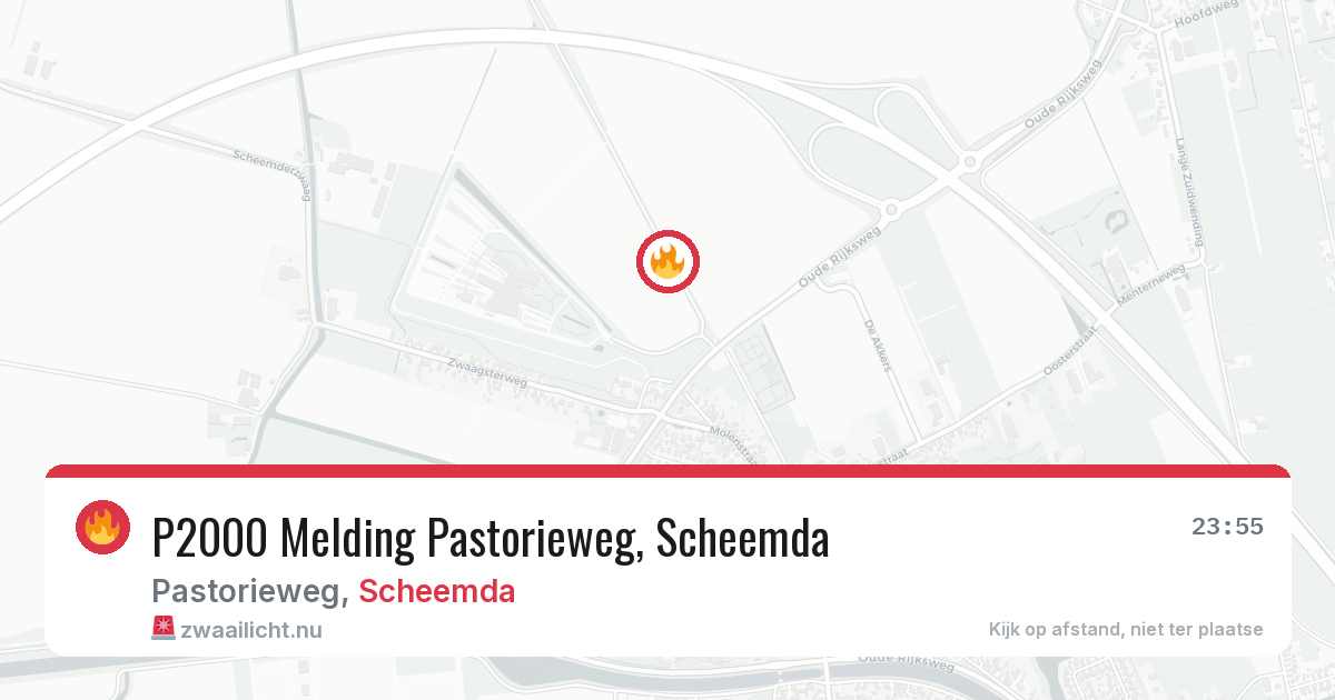 P2000 Melding Pastorieweg, Scheemda — 16 mei 2026