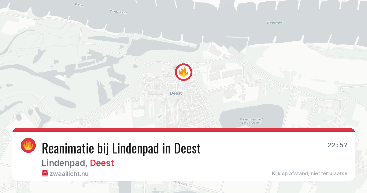 Reanimatie bij Lindenpad in Deest — 2 apr 2026