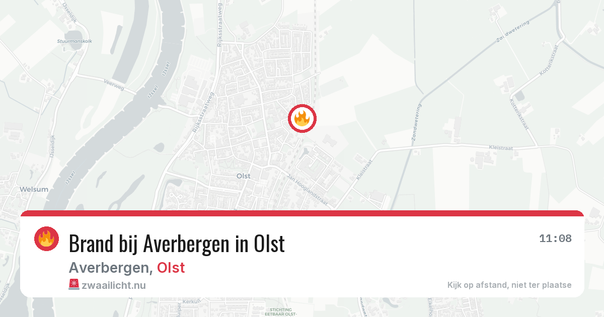 Brand bij Averbergen in Olst — 8 jul 2026