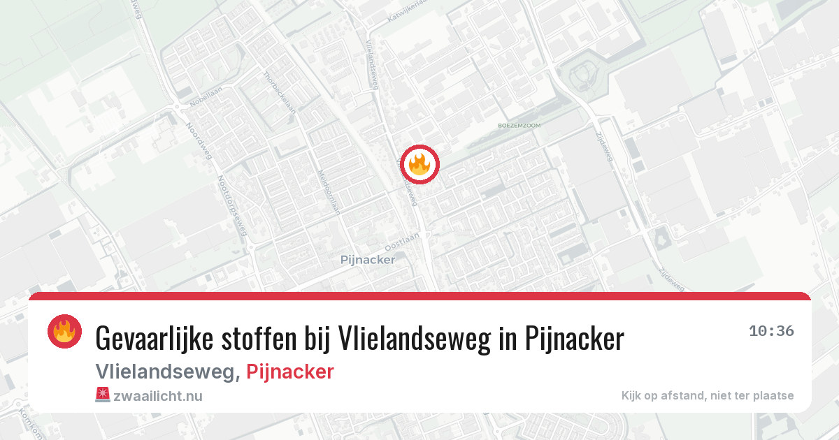 Gevaarlijke stoffen bij Vlielandseweg in Pijnacker — 5 mei 2026