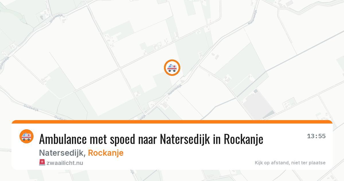 Ambulance met spoed naar Natersedijk in Rockanje — 15 jul 2026