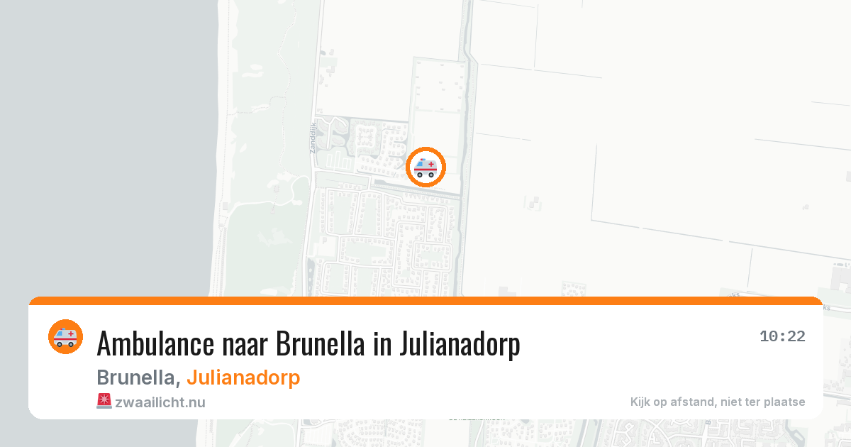 Ambulance naar Brunella in Julianadorp — 4 jun 2026