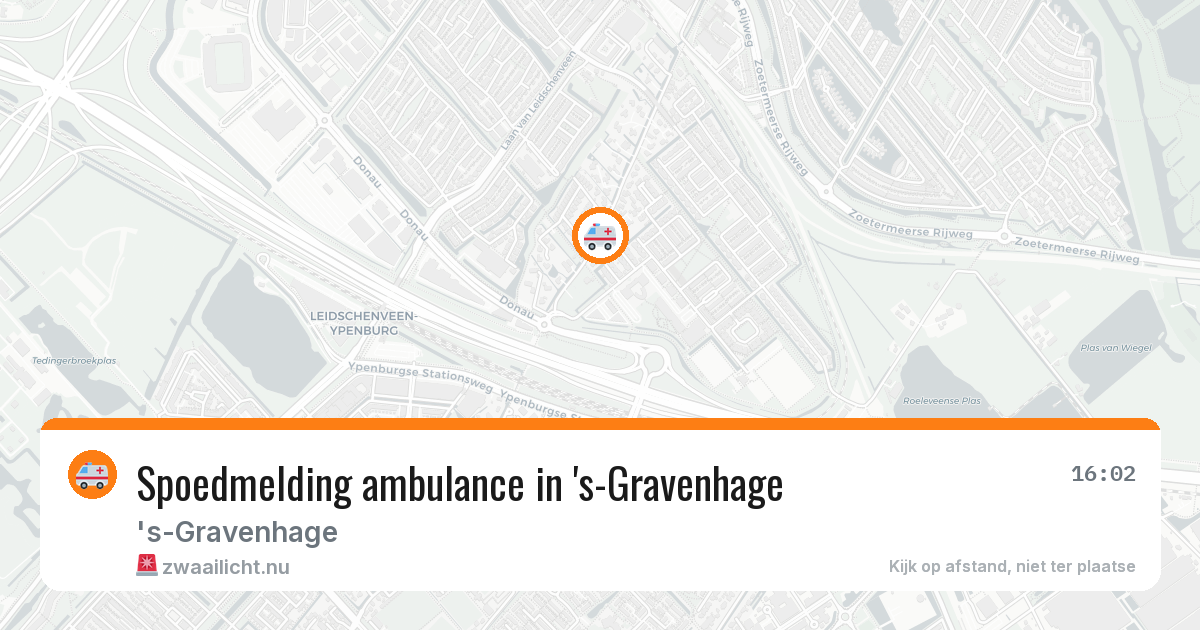 Spoedmelding ambulance in 's-Gravenhage — 7 apr 2026