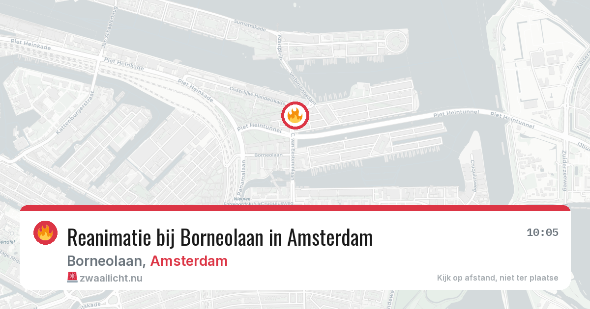Reanimatie bij Borneolaan in Amsterdam — 15 mei 2026