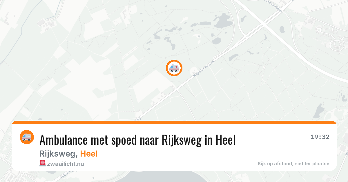 Ambulance met spoed naar Rijksweg in Heel — 21 jul 2026