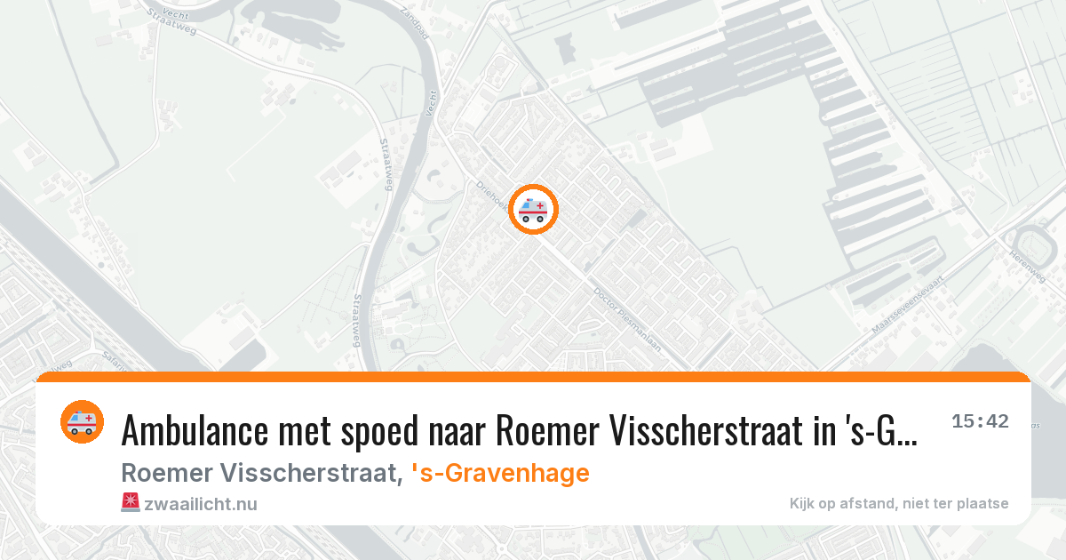 Ambulance met spoed naar Roemer Visscherstraat in 's-Gravenhage — 12 feb 2026