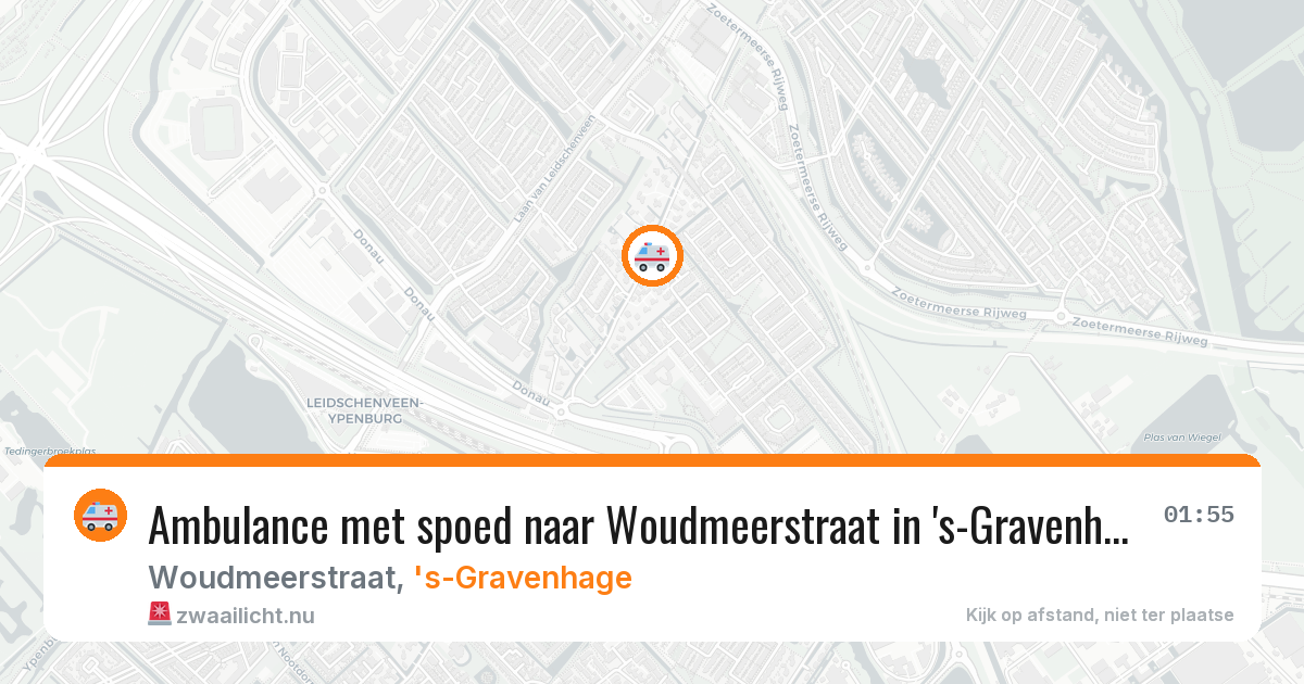 Ambulance met spoed naar Woudmeerstraat in 's-Gravenhage — 11 feb 2026
