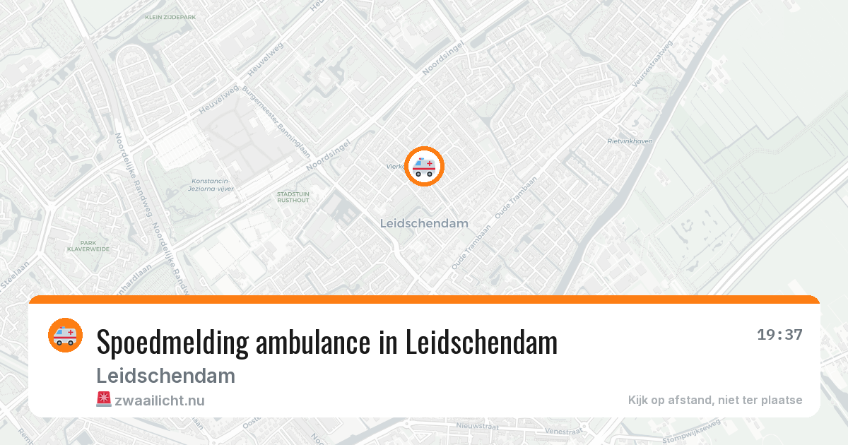 Spoedmelding ambulance in Leidschendam — 16 jul 2026